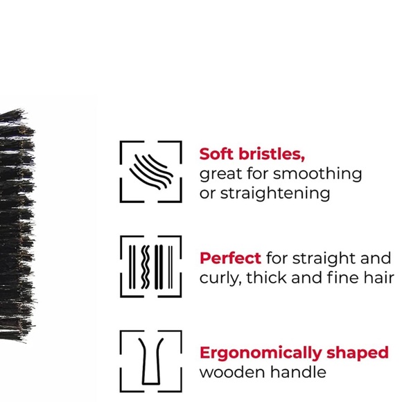 NIP cortex boar bristle brush - Picture 4 of 6